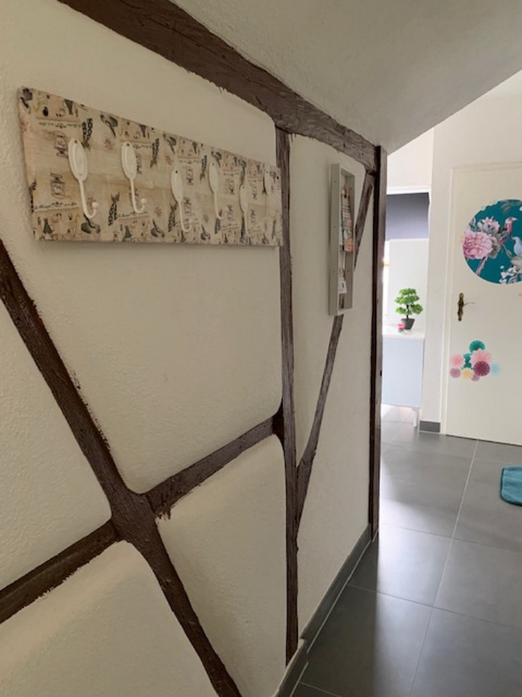 Flur mit sichtbarem Fachwerk